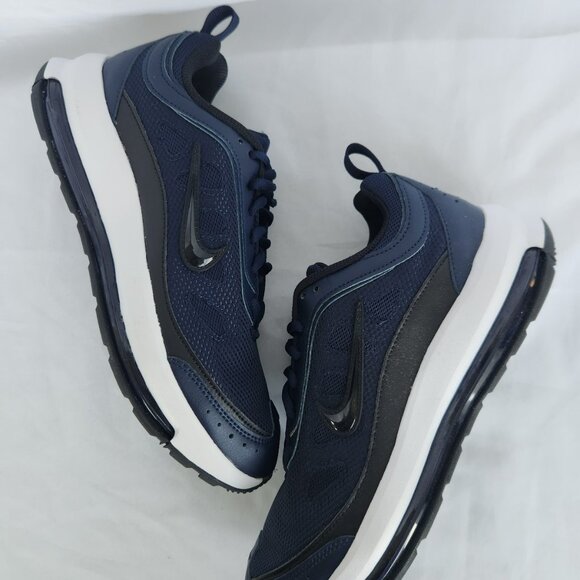 9 MEN'S NIKE AIR MAX AP OBSIDIAN NAVY / WHITE CU4826-400 RUNNING SNEAKERS - Picture 1 of 8